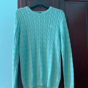 Women’s Ralph Lauren Cotton cable knit sweater